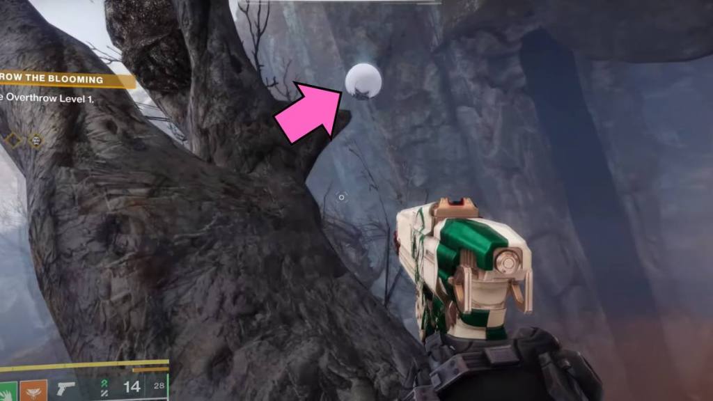 Vision of Traveler on a tree in the Blooming in Destiny 2 The Final Shape