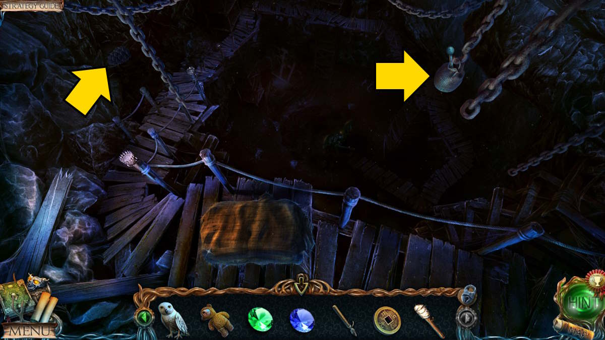 Finding items in the dark in the caves descent in Lost Lands 1: Dark Overlord