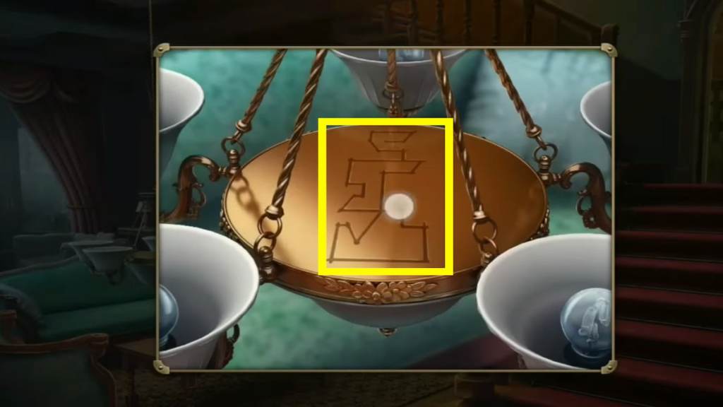 Demon dog painting symbol location in Mystery Detective Adventure