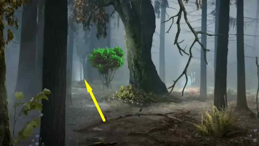 Following green tree path in Mystery Detective Adventure