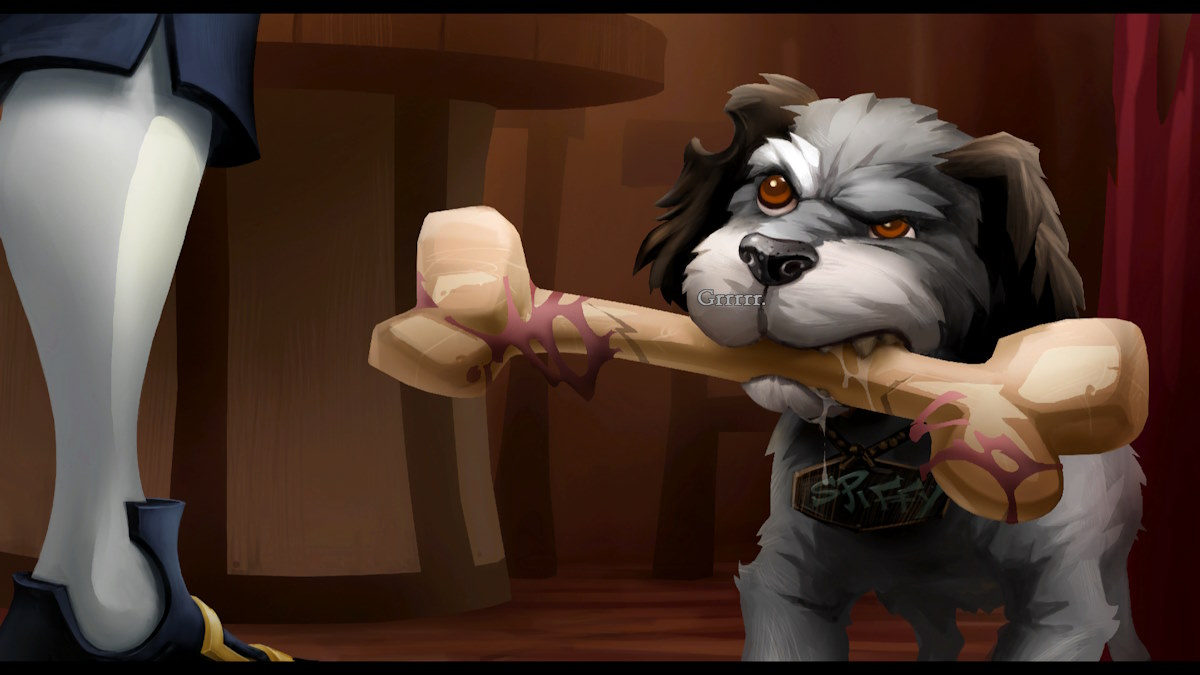 Spiffy the dog in The Secret of Monkey Island: Special Edition