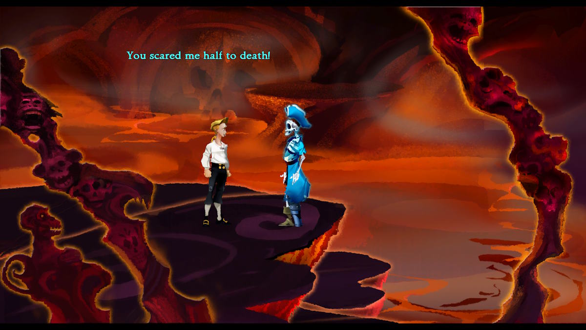 Finding LeChuck's ship gone in The Secret of Monkey Island: Special Edition