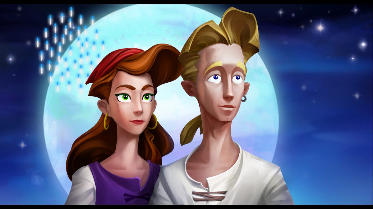 The final scene in The Secret of Monkey Island: Special Edition