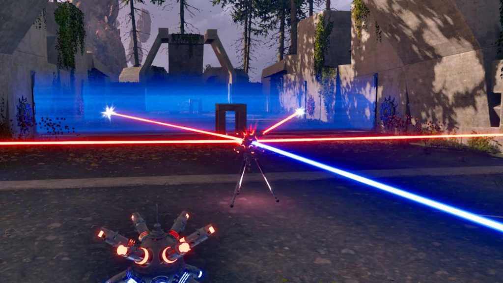 All laser connections in the Fragile Balance puzzle in the Talos Principle Road to Elysium DLC