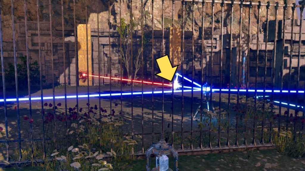 All laser connections in the Radiating Choice puzzle in the Talos Principle Road to Elysium DLC