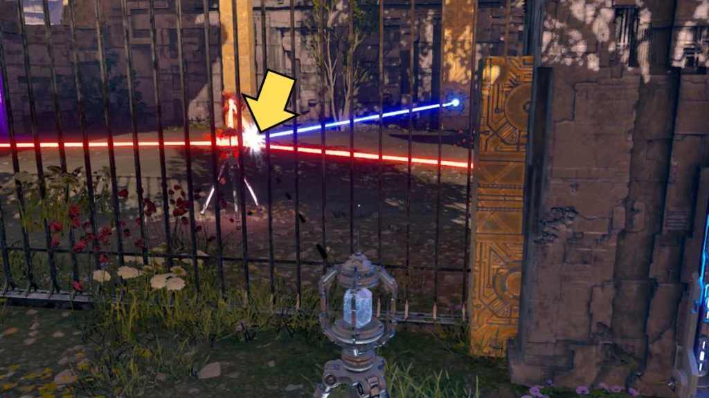 All laser connections in the Radiating Choice puzzle in the Talos Principle Road to Elysium DLC