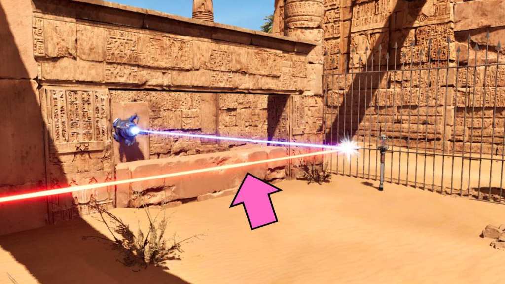 Blocking the lasers in the Incarnation puzzle in the Talos Principle DLC