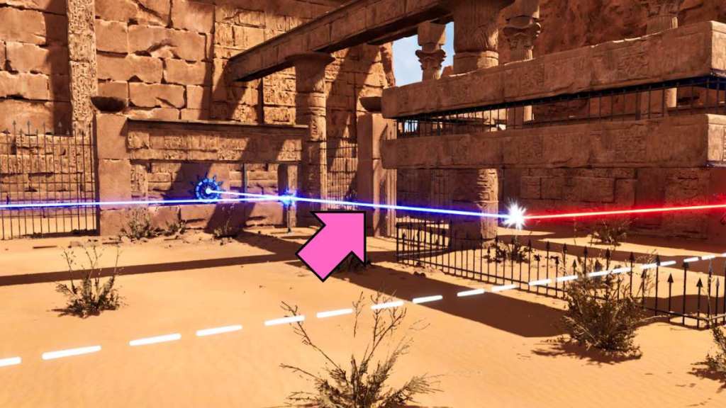 Blocking the lasers in the Incarnation puzzle in the Talos Principle DLC