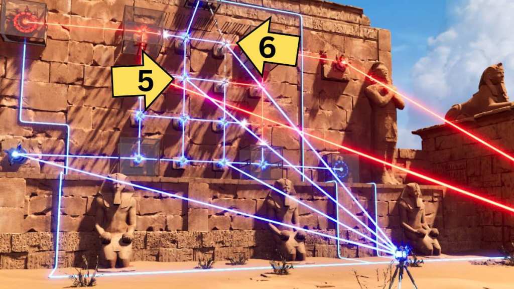 Connector positions in the Switchboard puzzle in Talos Principle 2 DLC