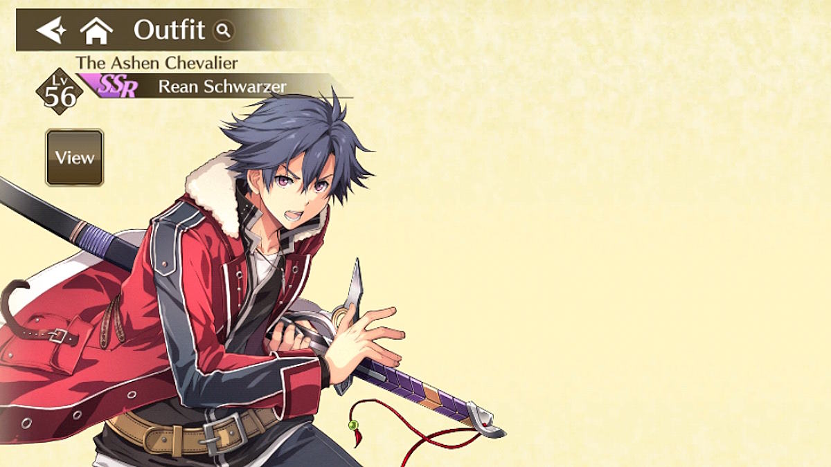 Checking out Rean in Trails of Cold Steel: Northern War