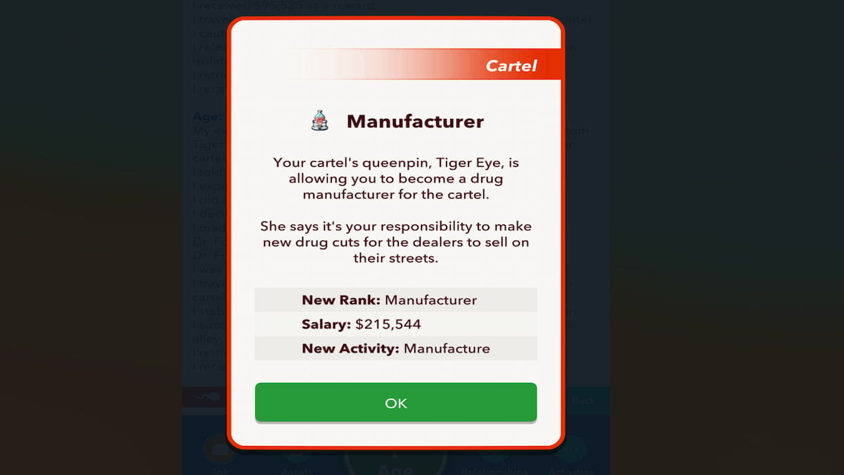 The BitLife Manufacturer Position