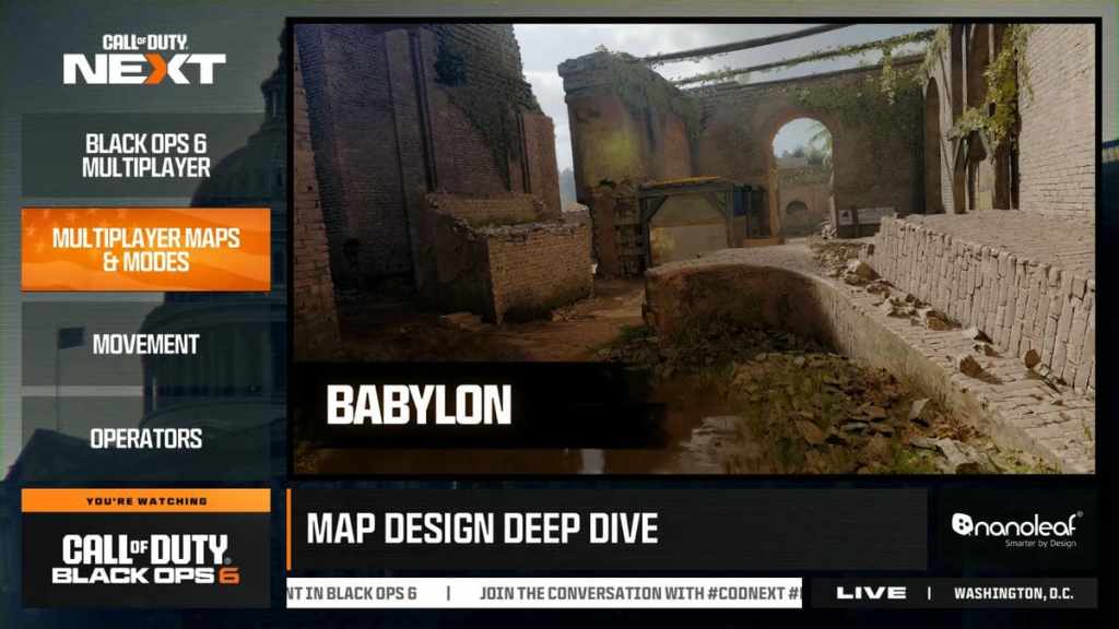 Call of Duty Black Ops 6 map babylon