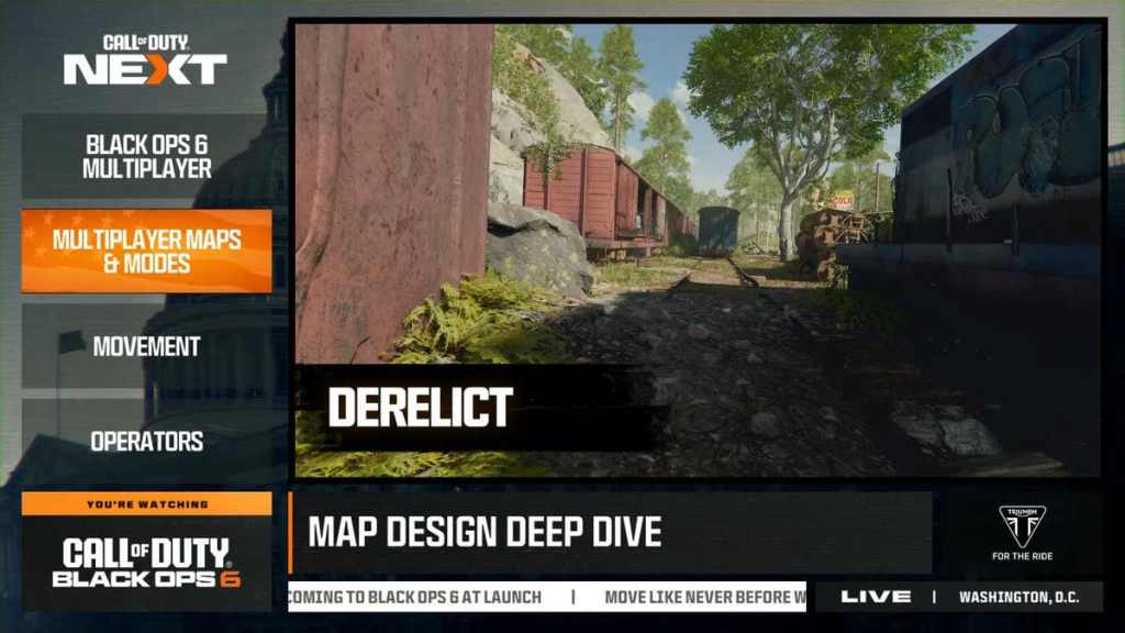 Call of Duty Black Ops 6 map derelict