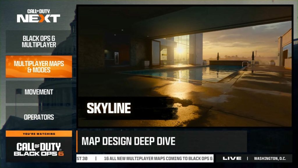 Call of Duty Black Ops 6 map skyline