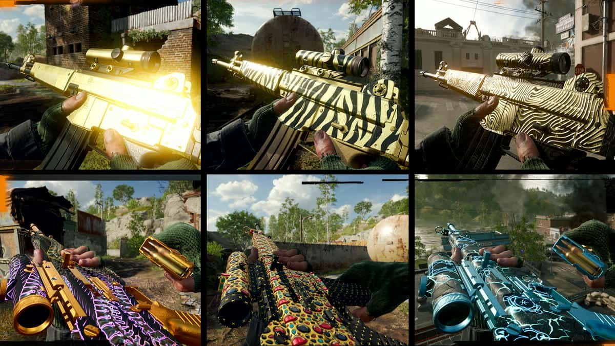 Call of Duty Black Ops 6 camos showcase