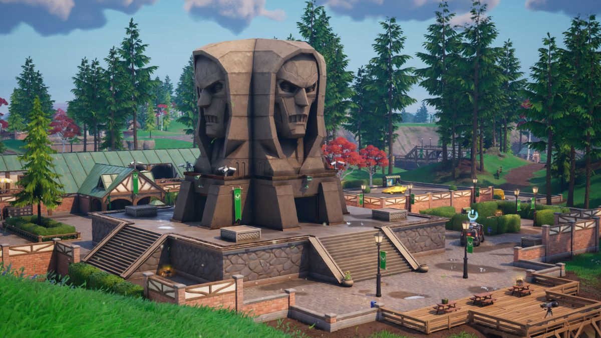 Doom court landmark in Fortnite