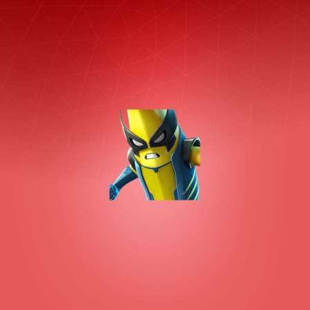 Banana Wolverine skin in Fortnite x Marvel