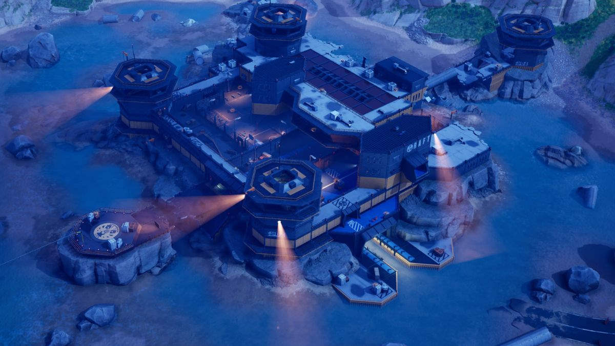 Doctor Doom's prison The Raft in Fortnite