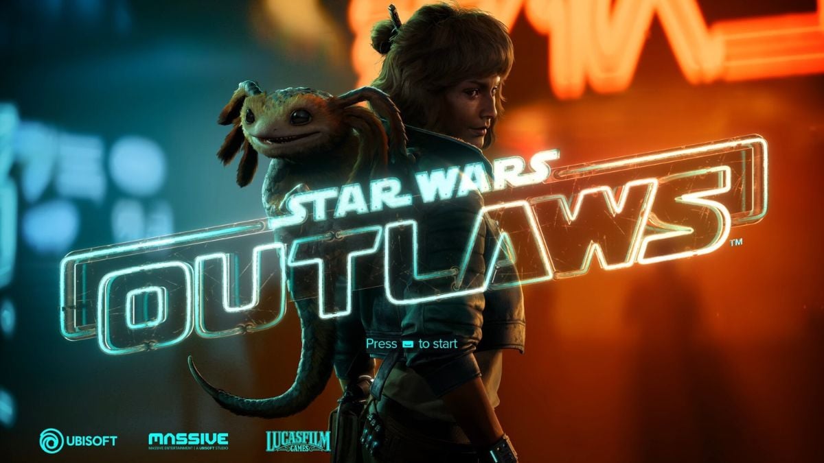 Star Wars Outlaws PC starting screen