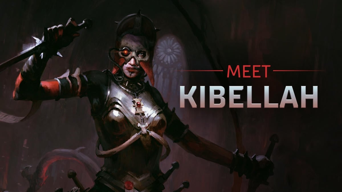 Kibellah poster for Void Shadow DLC in Rouge Trader