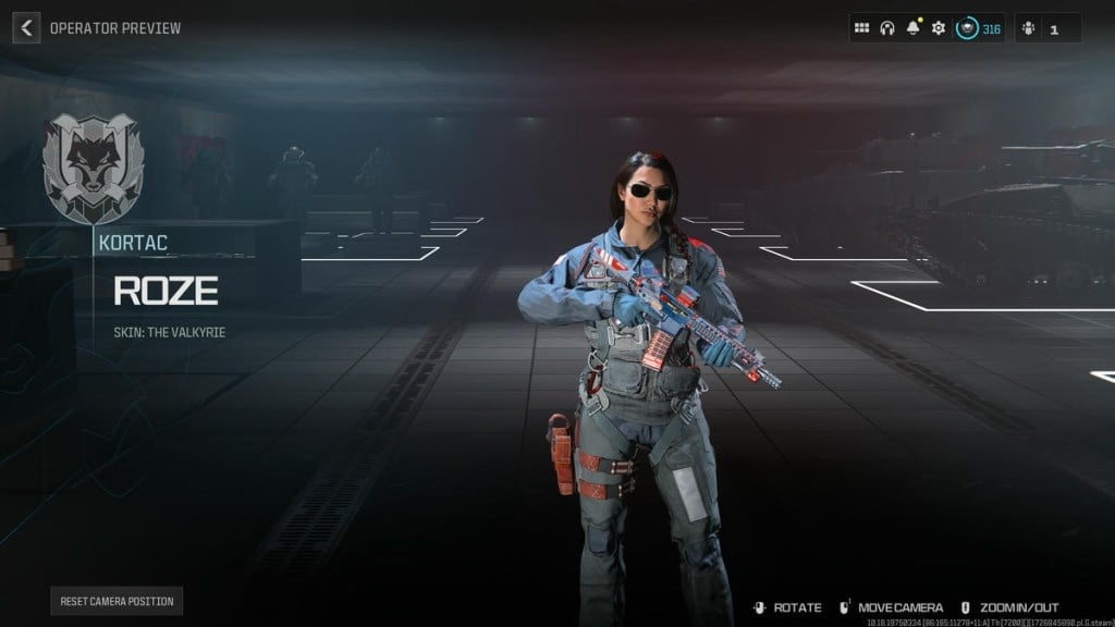 Call of Duty Warzone operator skin Valkyrie