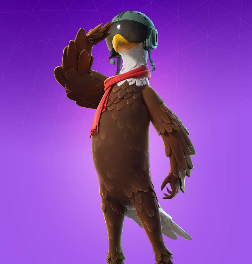 Eagle man pilot skin in Fortnite