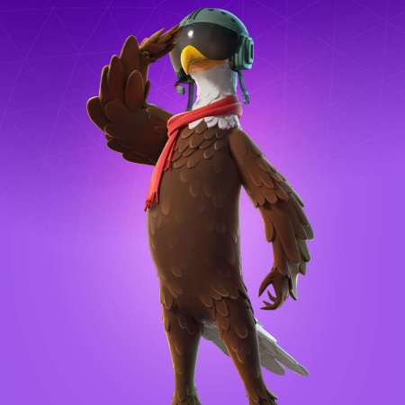 Eagle man pilot skin in Fortnite