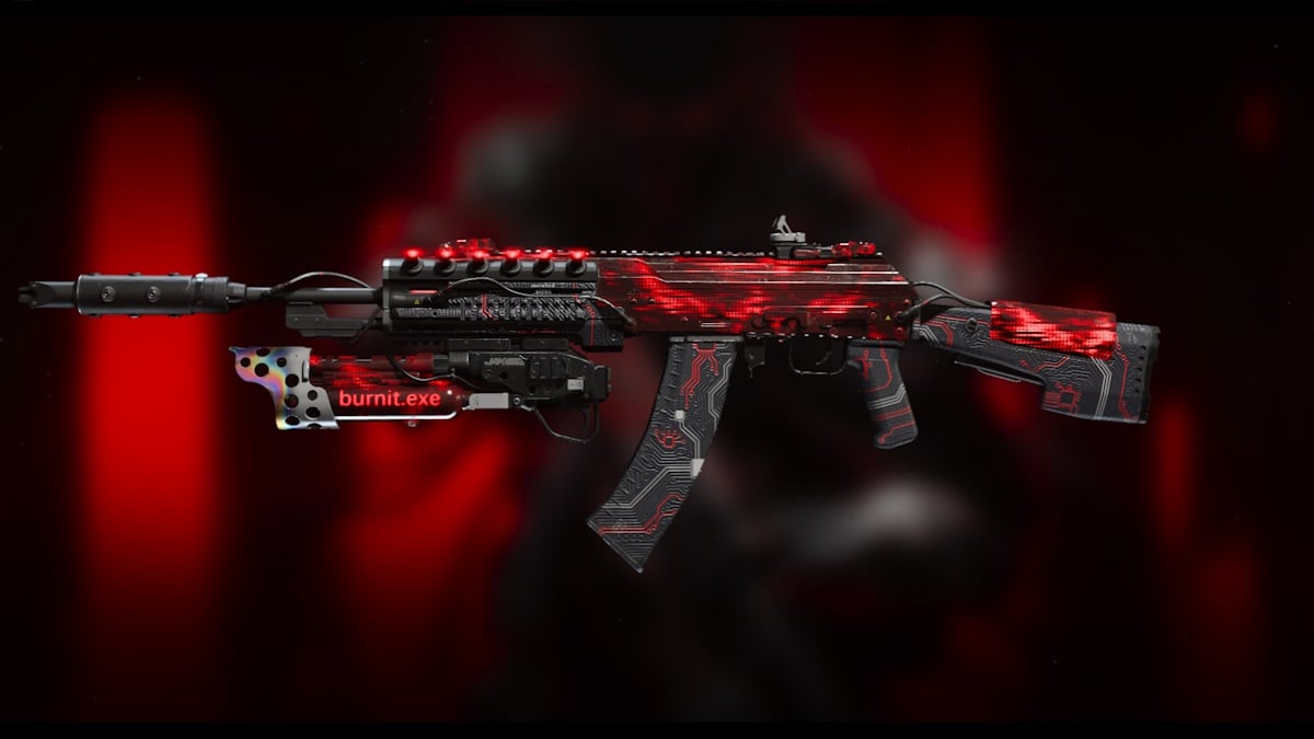 The Viral Ignition skin for the SVA 545 in Modern Warfare 3.